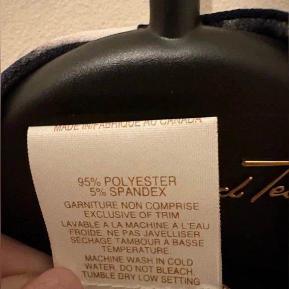 Diamond Tea Abstract Baroque Print Short Lightweight Robe - Size Large - Picture 5 of 5